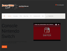 Tablet Screenshot of jeuxvideoclub.com